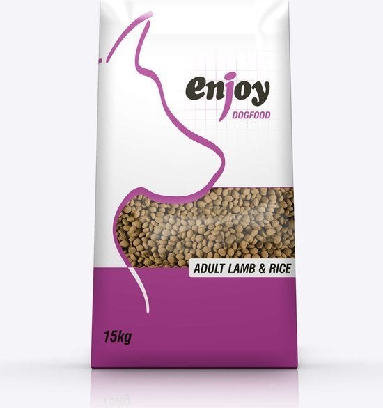 Enjoy Hondenvoer Adult Lam & Rijst 15 kg (4*), Dieren en Toebehoren, Dierenvoeding, Ophalen, Hond