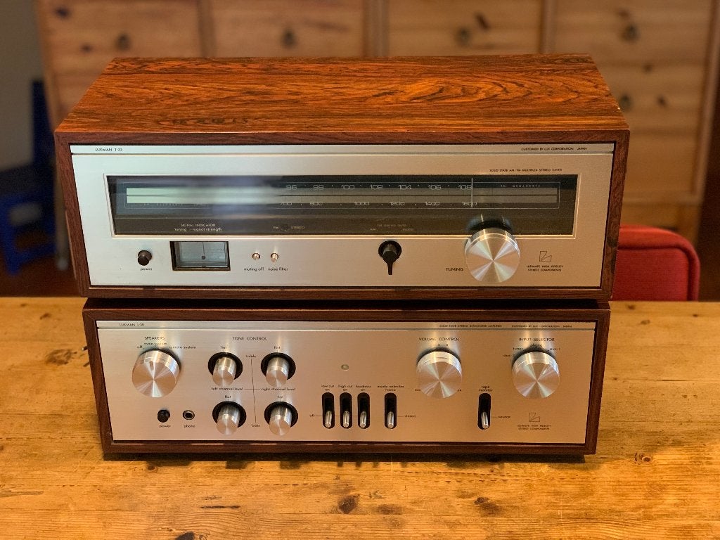 Luxman L30 en T33 tuner versterker set, Overige merken, Gebruikt, Ophalen of Verzenden, Minder dan 60 watt