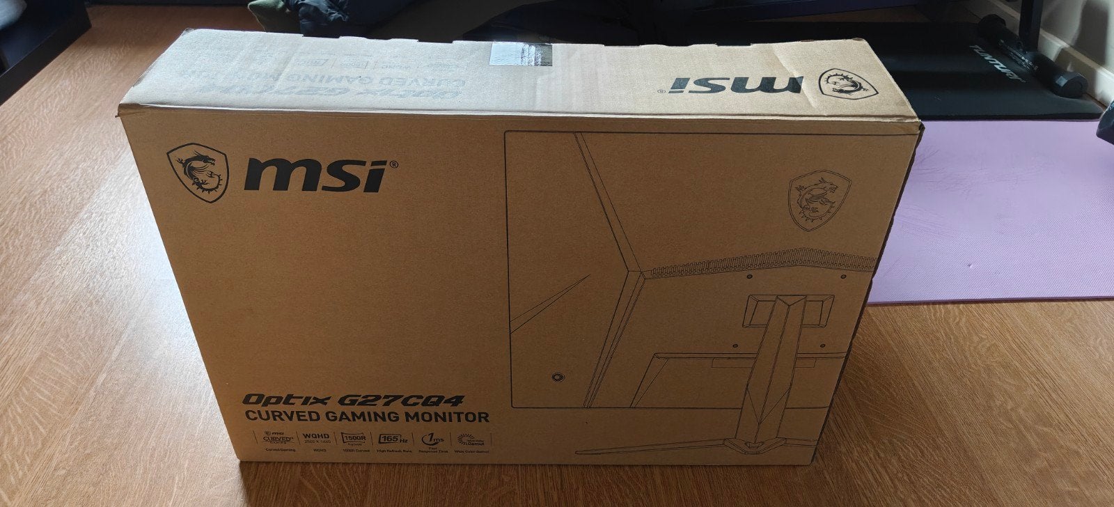 MSI Optix G27C4 Curved Gaming Monitor - Zo goed als nieuw, Computers en Software, Gaming, MSI, Verzenden, Curved