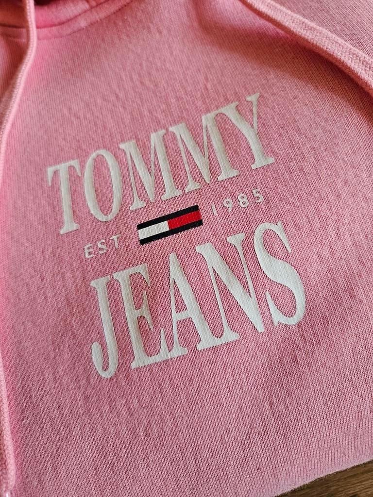Tommy Hilfiger hoody roze, zgan maat s, Kleding | Dames, Truien en Vesten, Ophalen of Verzenden, Zo goed als nieuw, Roze, Maat 36 (S)