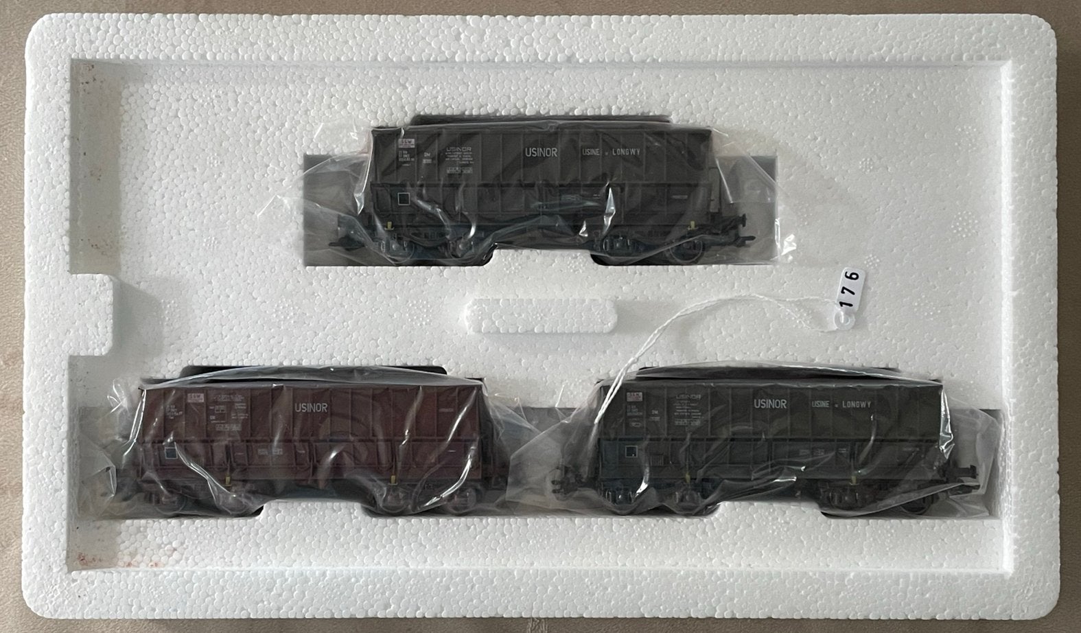Marklin 48443 set ertswagens Usinor SNCF Nieuw, Wisselstroom, Wagon, Ophalen of Verzenden, Zo goed als nieuw