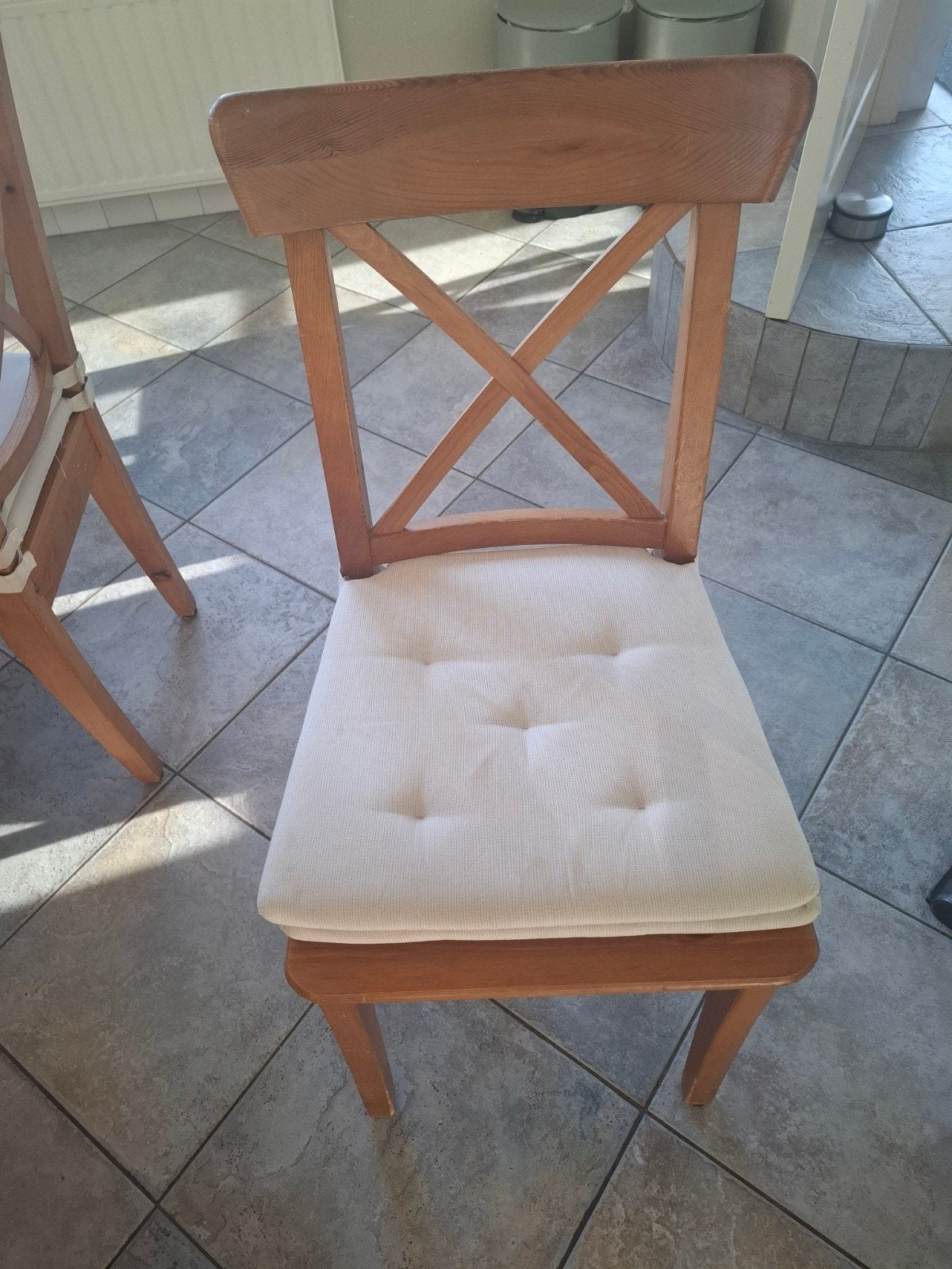 houten stoel, Ophalen, Gebruikt, Overige kleuren, Vijf, Zes of meer stoelen