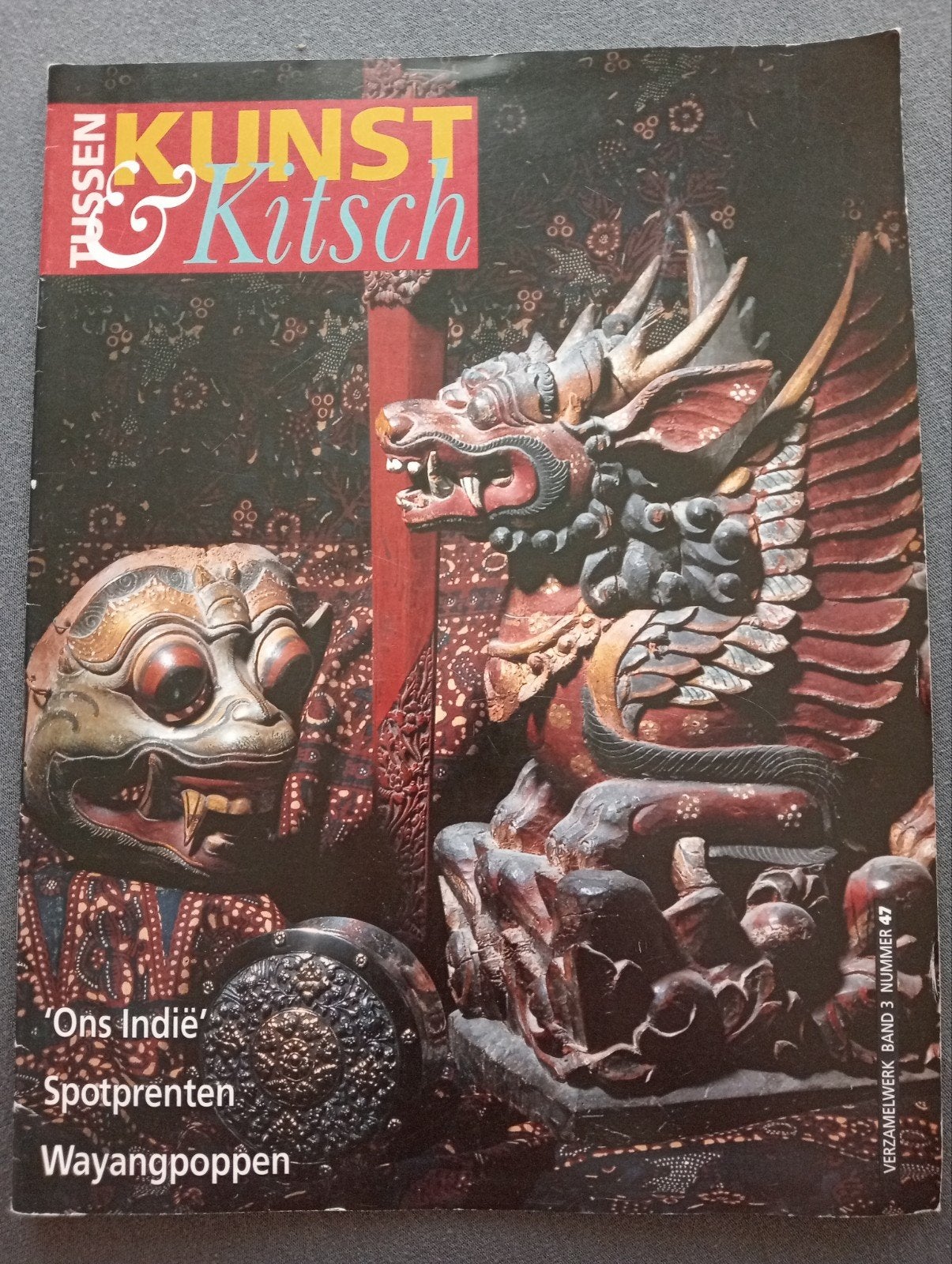 Kunst & Kitsch:Ons Indië, Spotprenten, Wayangpoppen, Liberty, Ophalen of Verzenden