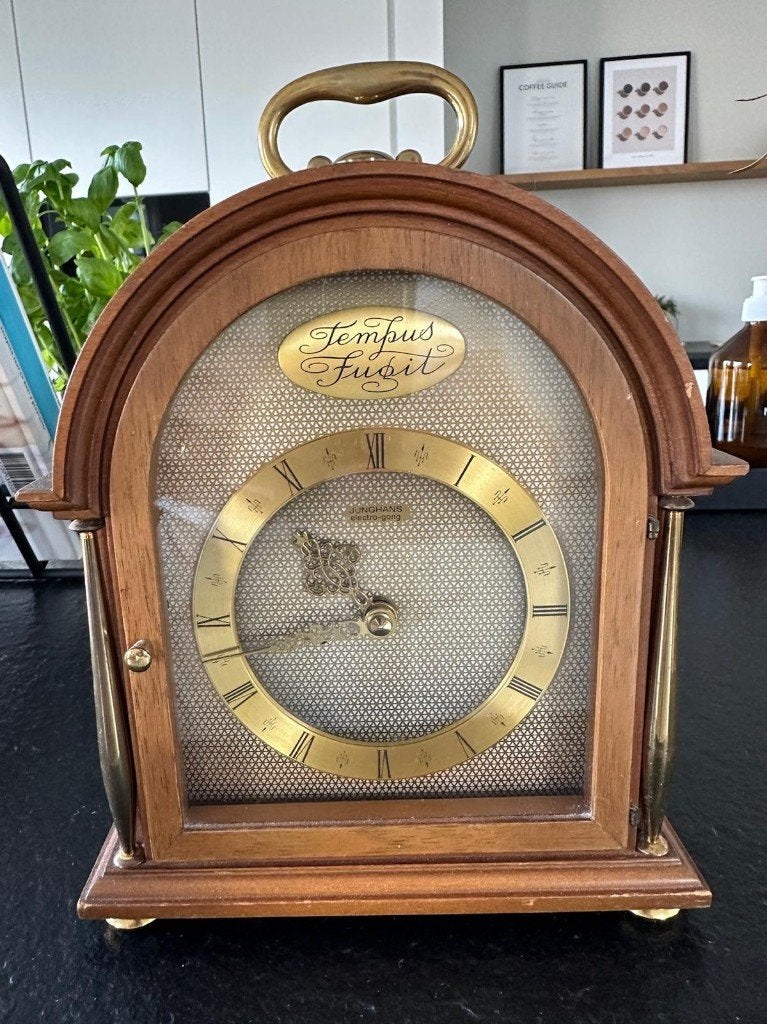 Junghans Electro-Gong Schouwklok | Vintage Tafelklok, Ophalen of Verzenden