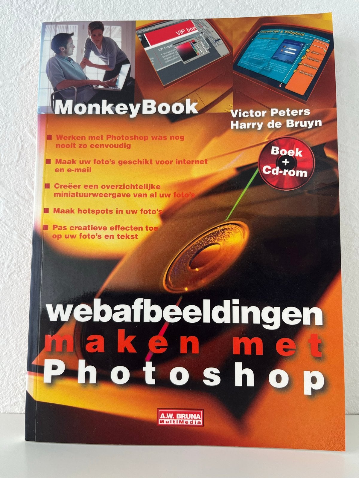 Webafbeeldingen maken met Photoshop, H. de Bruyn; V.G.B. Peters, Software, Ophalen of Verzenden, Zo goed als nieuw