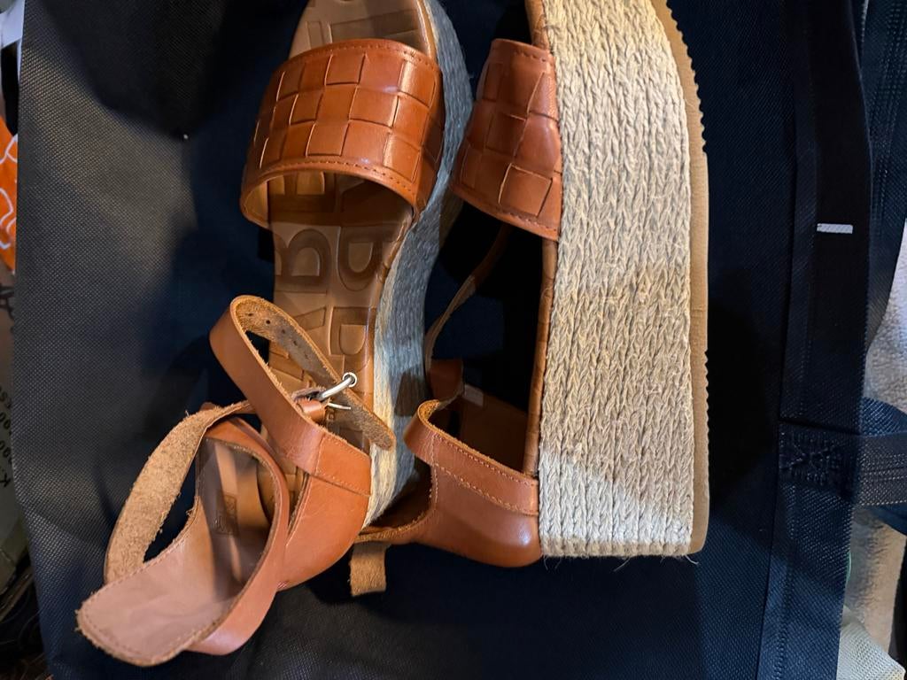 Shabbies Amsterdam sandalen met sleehak, Kleding | Dames, Schoenen, Bruin, Nieuw, Sandalen of Muiltjes, Ophalen of Verzenden