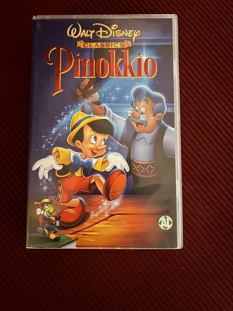 Disney VHS : Pinokkio, Cd's en Dvd's, VHS | Kinderen en Jeugd, Alle leeftijden, Ophalen, Zo goed als nieuw