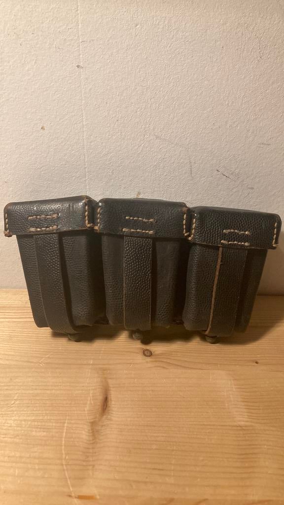 Duitse wo2 ammo pouche, Ophalen of Verzenden, Zo goed als nieuw, Minder dan 50 cm