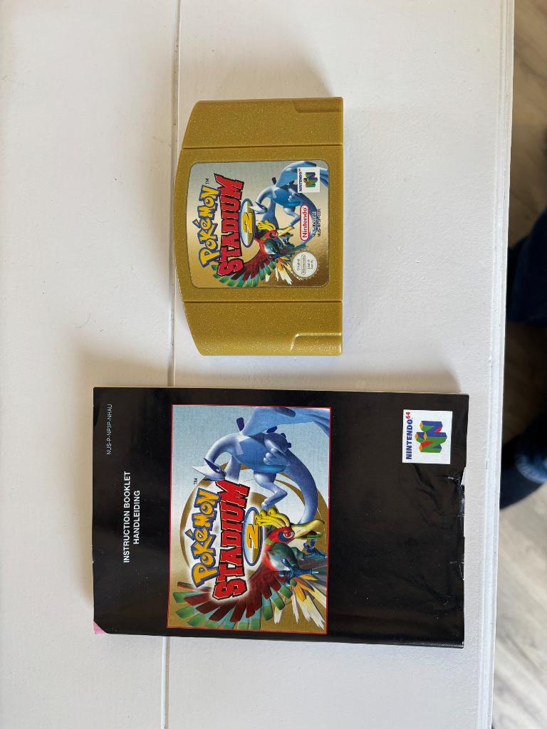 N64 - Pokemon Stadium 2 + Handleiding, Avontuur en Actie, 1 speler, Ophalen of Verzenden, Zo goed als nieuw