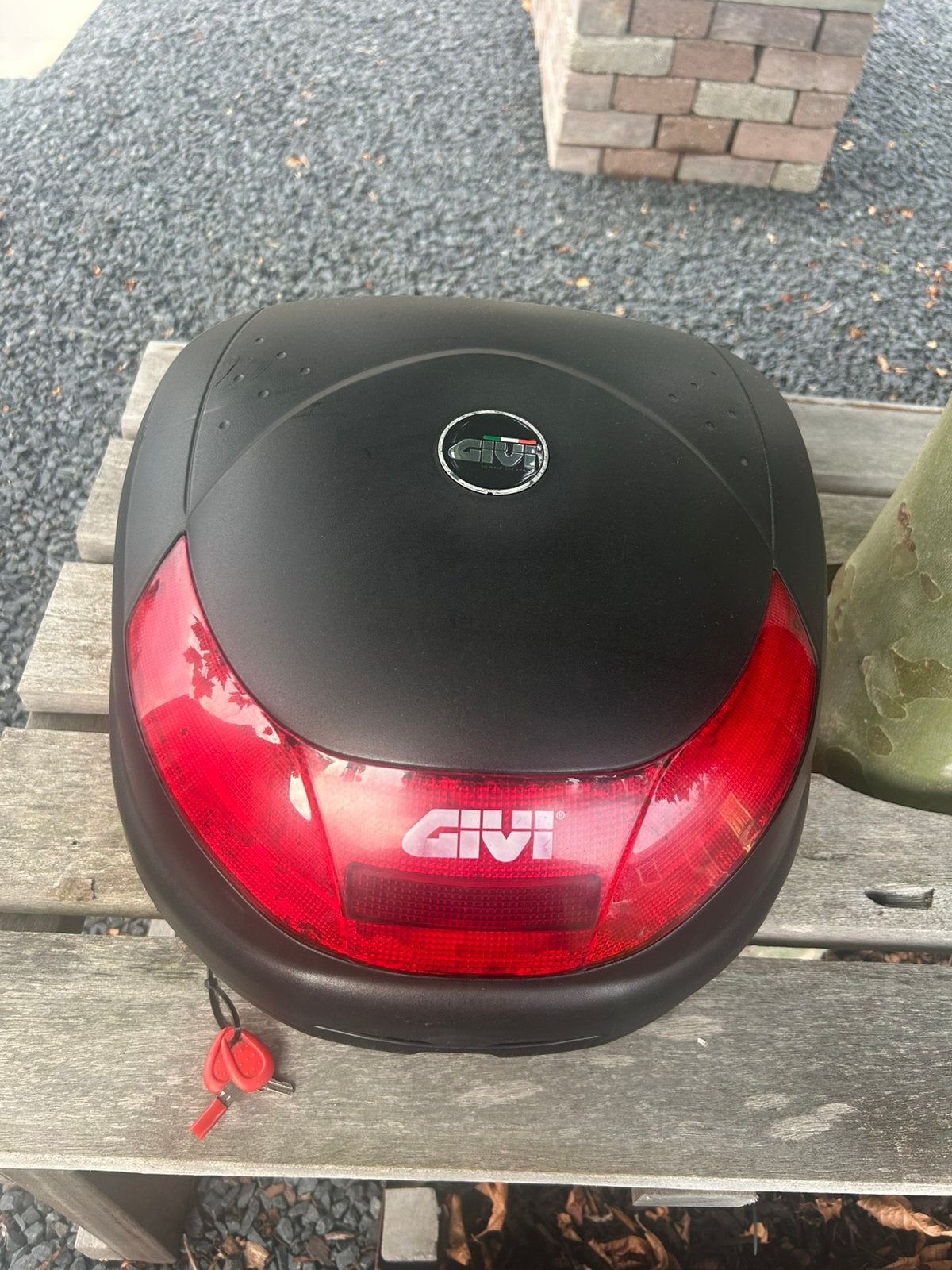 Gebruikte Givi Monolock topkoffer, Motoren, Ophalen of Verzenden, Gebruikt