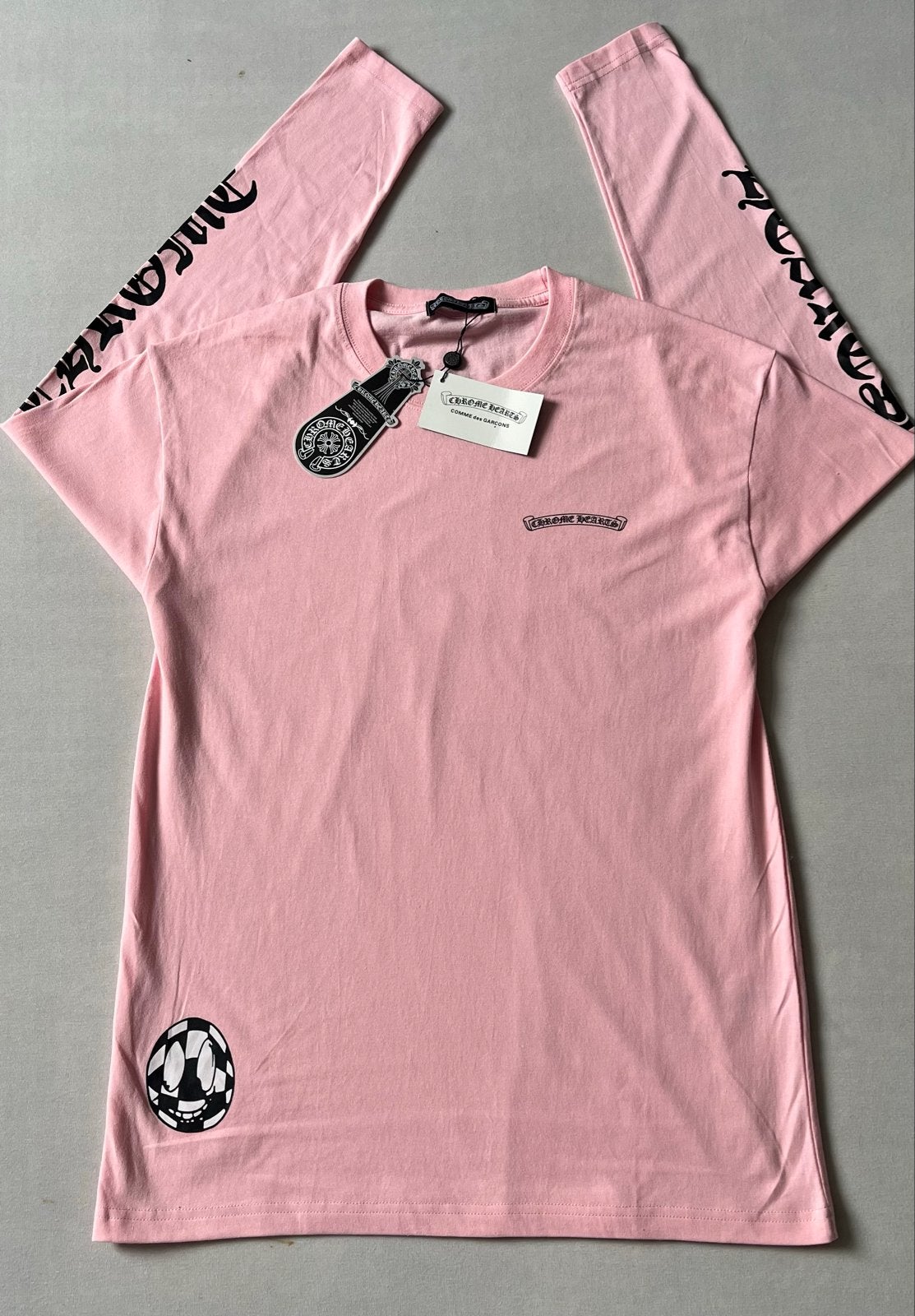 Longsleeve Roze (chromehearts niet echt), Kleding | Heren, Ophalen of Verzenden, Nieuw, Overige maten, Roze