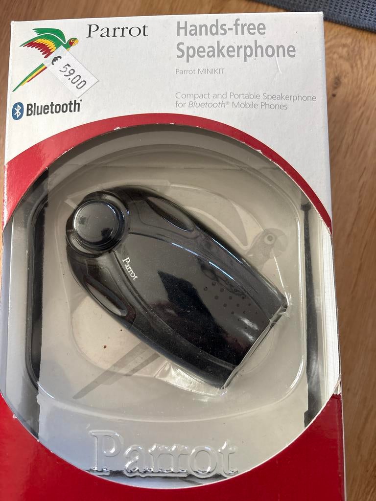Parrot MINIKIT Hands-free Speakerphone Bluetooth, Telecommunicatie, Carkits, Opbouw, Ophalen of Verzenden, Overige merken, Complete carkit