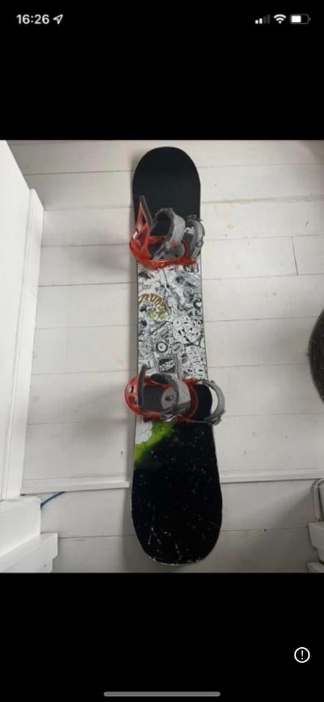 Burton snowboard met Burton bindingen, Ophalen of Verzenden, Gebruikt, Board