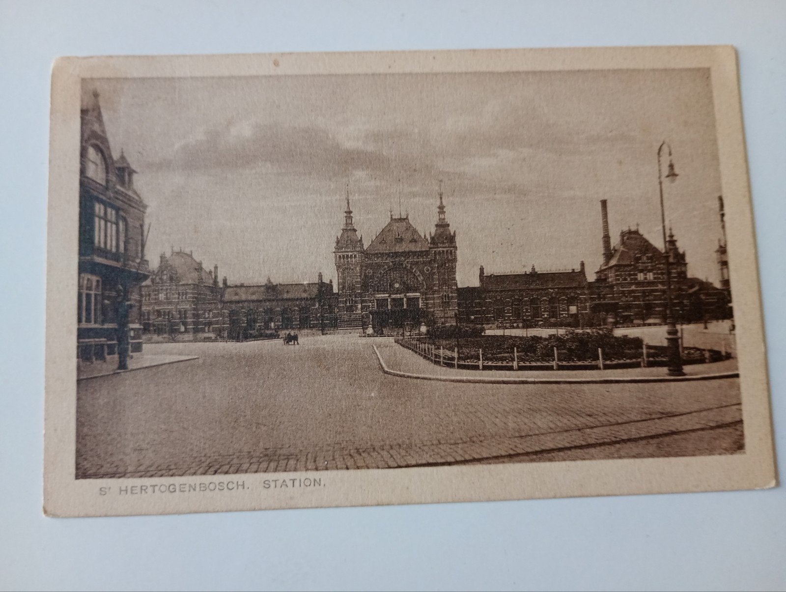 's-Hertogenbosch Station 1929, Ophalen of Verzenden, 1920 tot 1940, Gelopen, Noord-Brabant