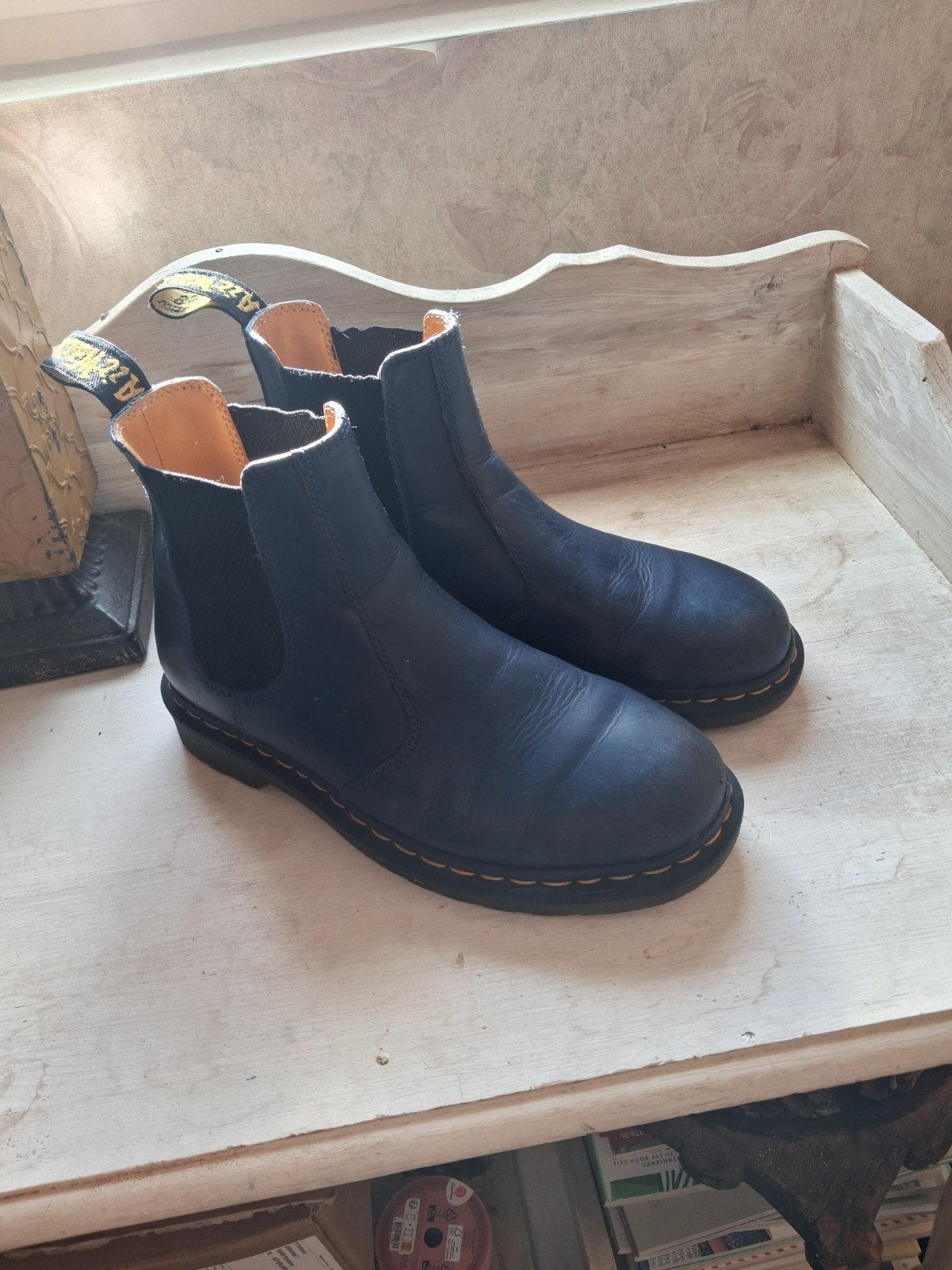 Dr. Martens chelsea boots blauw 40, Blauw, Ophalen of Verzenden, Dr. Martens, Gedragen