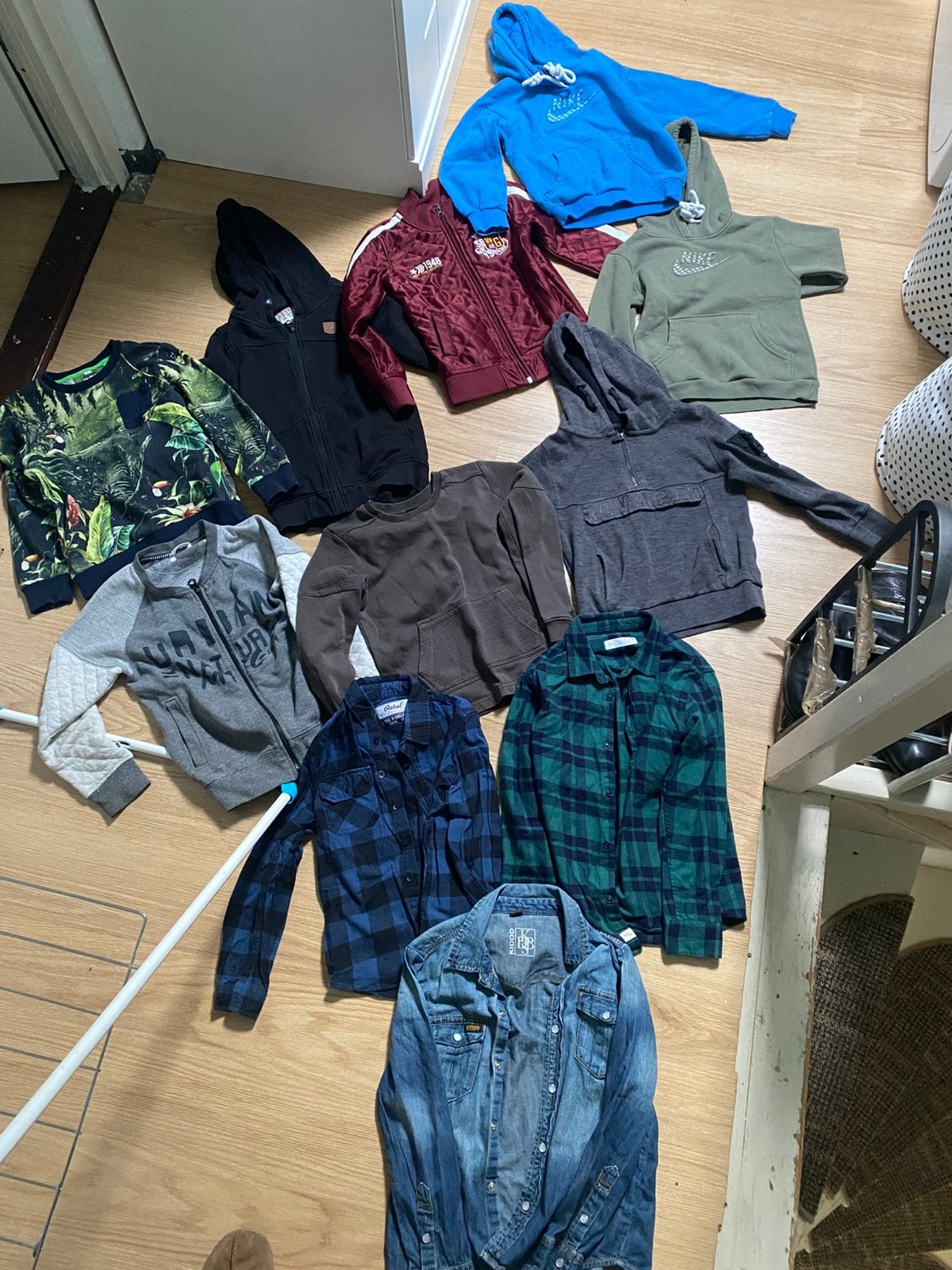 Kledingpakket herfst / winter jongens kleding 24 st 122/128, Ophalen of Verzenden, Gebruikt, Maat 128