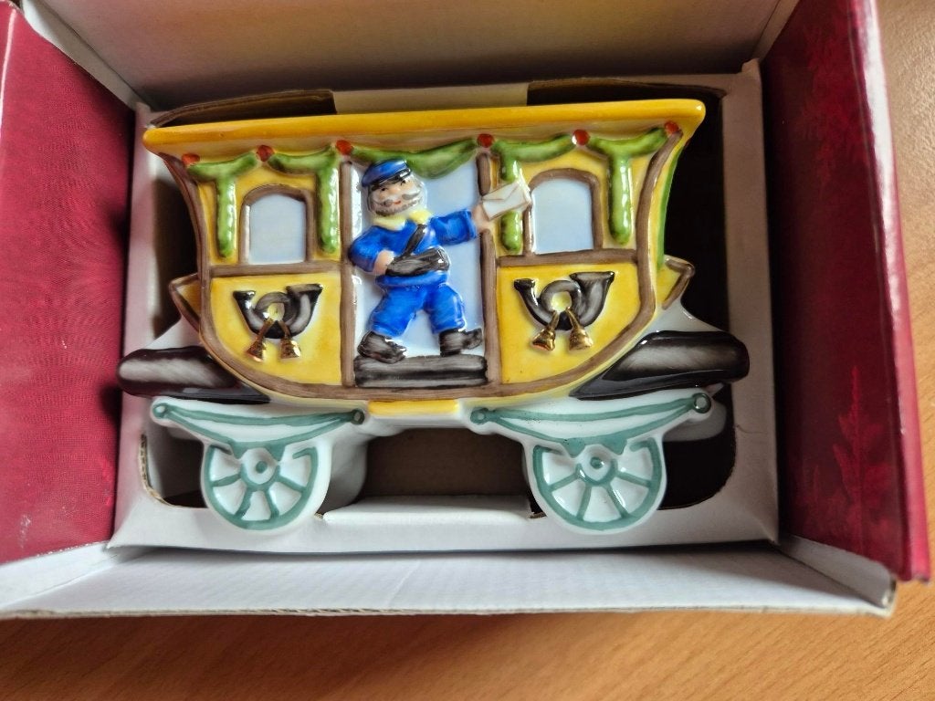 Postwagen - porselein - Hutschenreuther, Diversen, Kerst, Ophalen of Verzenden
