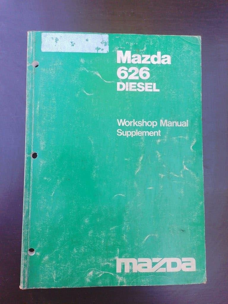 Dealer werkplaatsboek Mazda 626 626 diesel 1982 - 1987, Boeken, Auto's | Boeken, Verzenden, Gelezen, Mazda