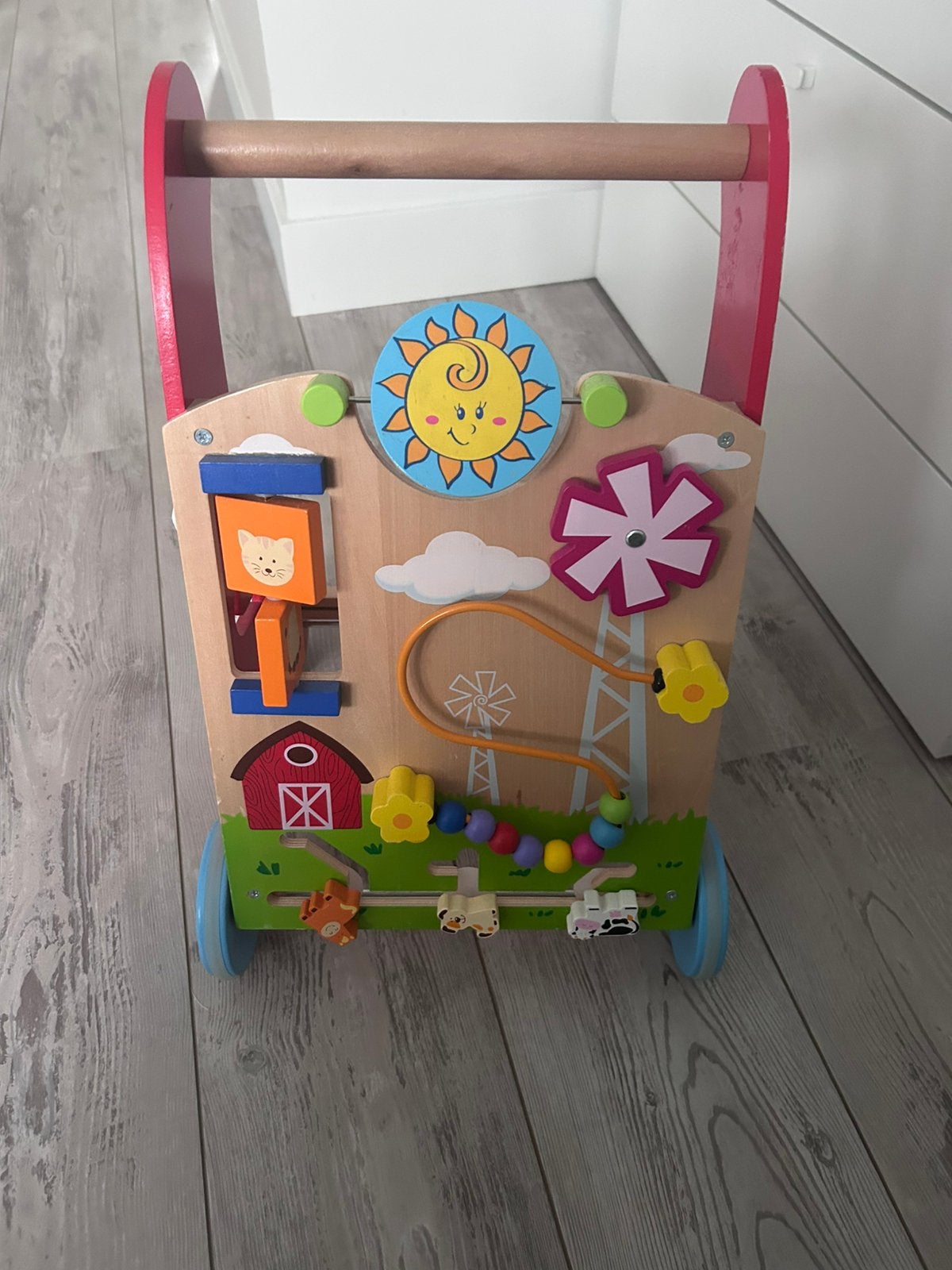 Duw loop wagentje, Ophalen of Verzenden, Zo goed als nieuw, Poppenhuis