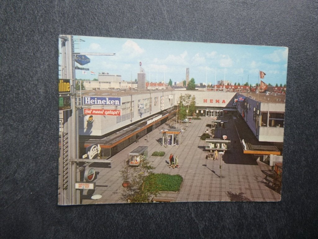 Amstelveen, winkelcentrum /Hema 1969, Verzenden, 1960 tot 1980, Gelopen, Noord-Brabant