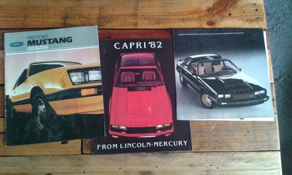 Ford Mustang 1982 / Lincoln-Mercury 1982  5 folders, Gelezen, Ford, Diverse auteurs, Ophalen of Verzenden