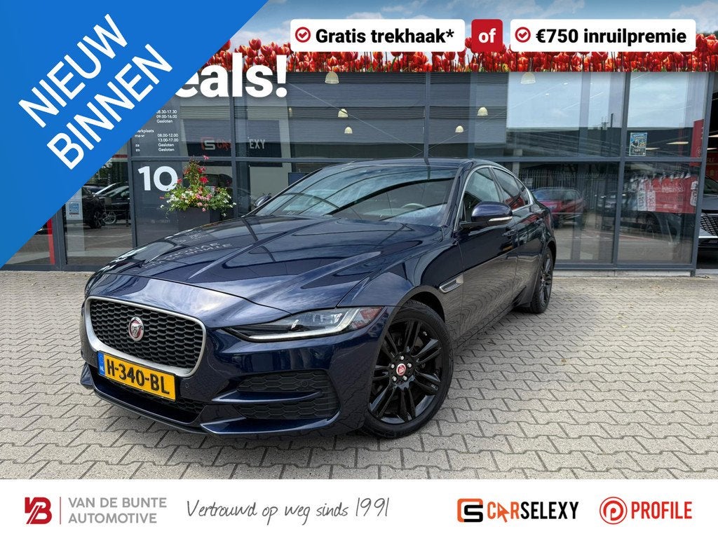 Jaguar XE 2.0 P250 S *Cruise Control & Navigatie*, Auto's, Jaguar, Automaat, Achterwielaandrijving, 4 cilinders, Blauw