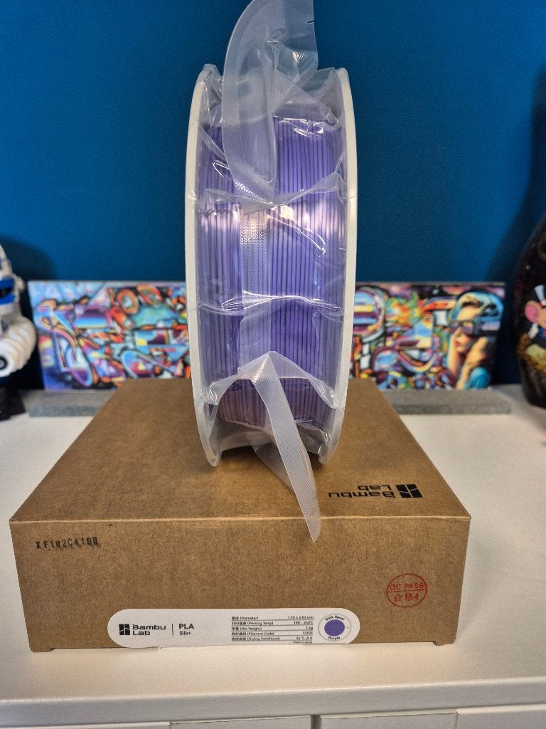 Bambu Lab PLA Silk+ (met spoel) - Purple (1kg), Ophalen of Verzenden, Nieuw, Filamentrollen