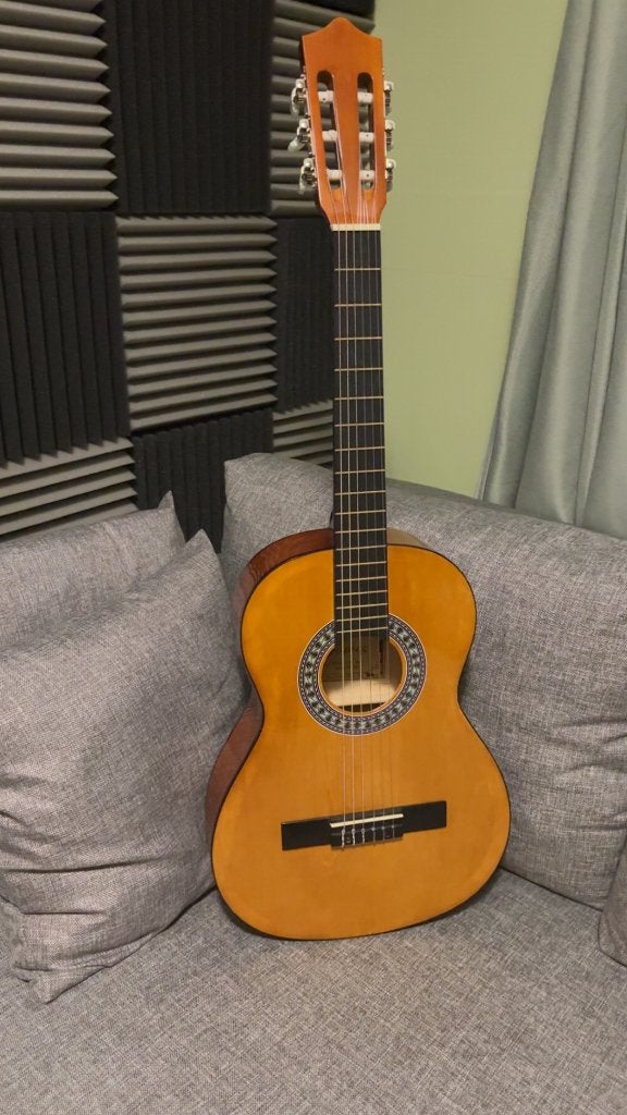 Klassieke basis gitaar, Ophalen, Zo goed als nieuw, Klassieke of Spaanse gitaar