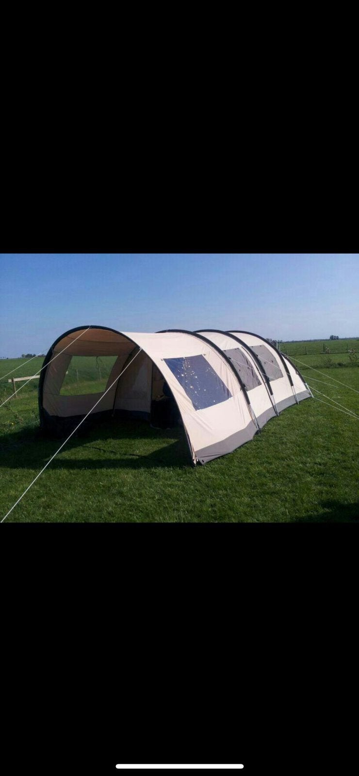 5 persoons tunneltent, Caravans en Kamperen, Ophalen, Gebruikt, Tot en met 5
