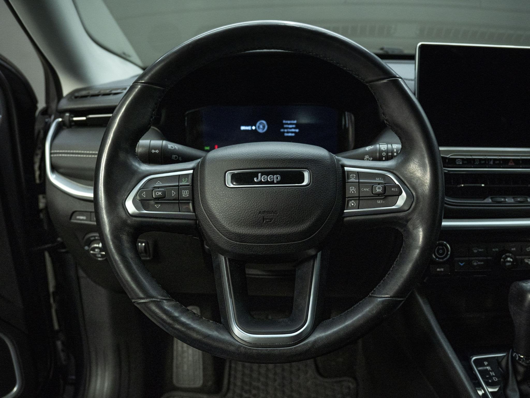Jeep Compass 4xe 190 Plug-in Hybrid Electric Night Eagle | A, Auto's, Automaat, Leder en Stof, Start-stop-systeem, Bedrijf