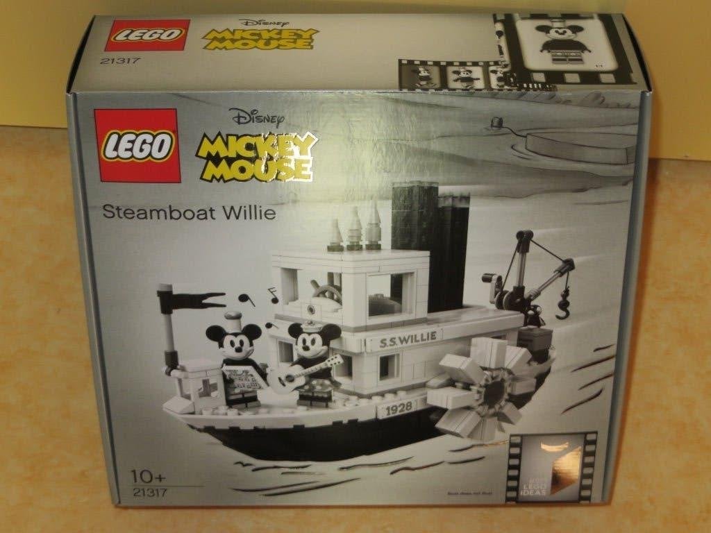 LEGO 21317 Ideas Steamboat Willie nieuw, Lego, Nieuw, Ophalen of Verzenden, Ideas
