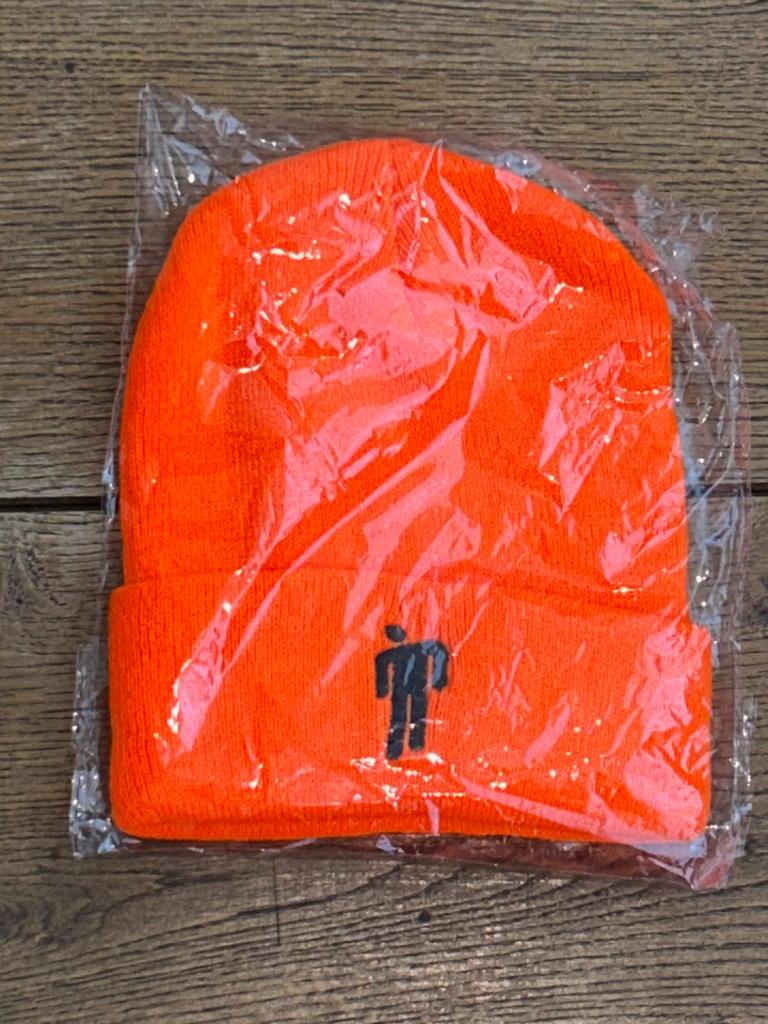 BILLIE EILISH muts / beanie oranje *~~nieuw~~*, Verzenden, Nieuw, Maat 38/40 (M), Muts