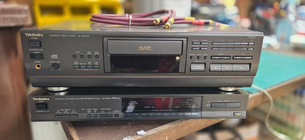 Technics High-End Audio SL-PS740A CD-Speler & ST-G470L Tuner, Overige merken, Gebruikt, Ophalen of Verzenden, Minder dan 60 watt