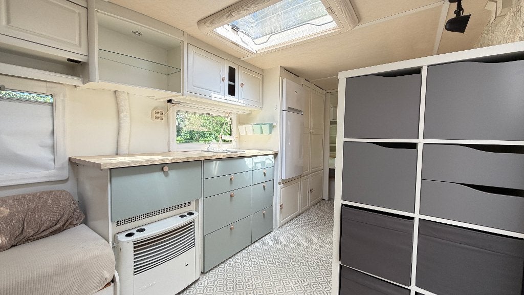Ruime & sfeervolle caravan Tabbert Comtesse, veel lichtinval, Koelkast, Particulier, 6 tot 7 meter, Tot en met 6