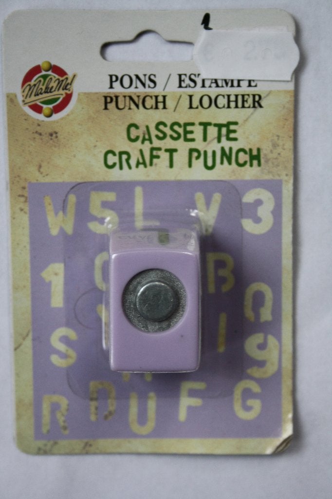 Make me cassette craft punch l, Verzenden, Nieuw, Overige thema's, Pons of Mal