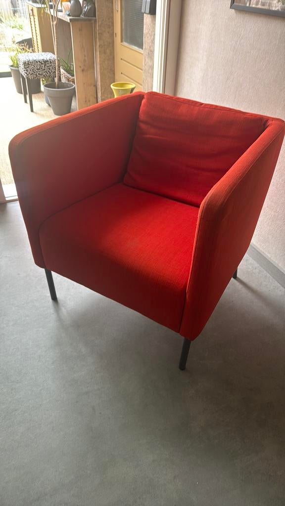 2 Ekerö stoelen van Ikea, Huis en Inrichting, Fauteuils, Ophalen, Zo goed als nieuw, 75 tot 100 cm, 50 tot 75 cm