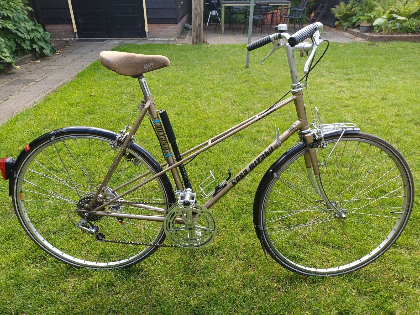 Klassieke jaren 70 dames tourfiets Koga miyata, Ophalen, 28 inch, 10 tot 15 versnellingen, Velgrem