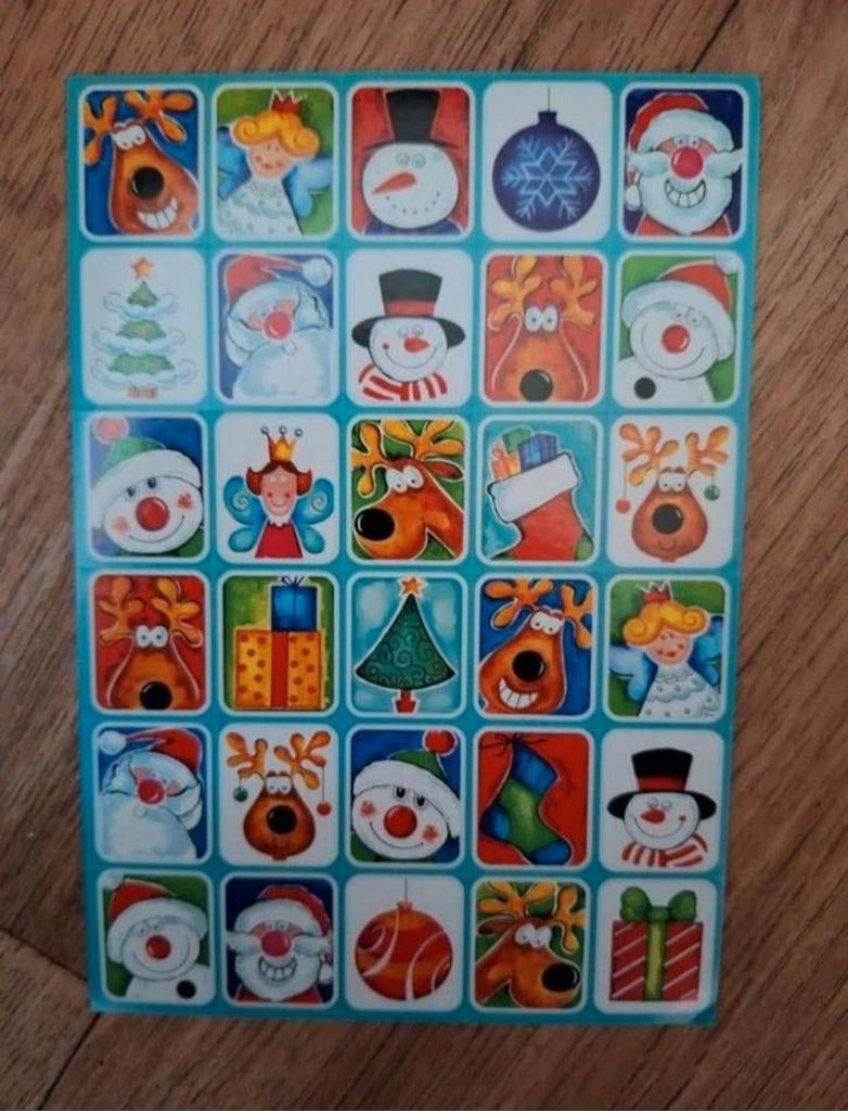 Kerst stickers, Ophalen of Verzenden, Nieuw, Meerdere stickers