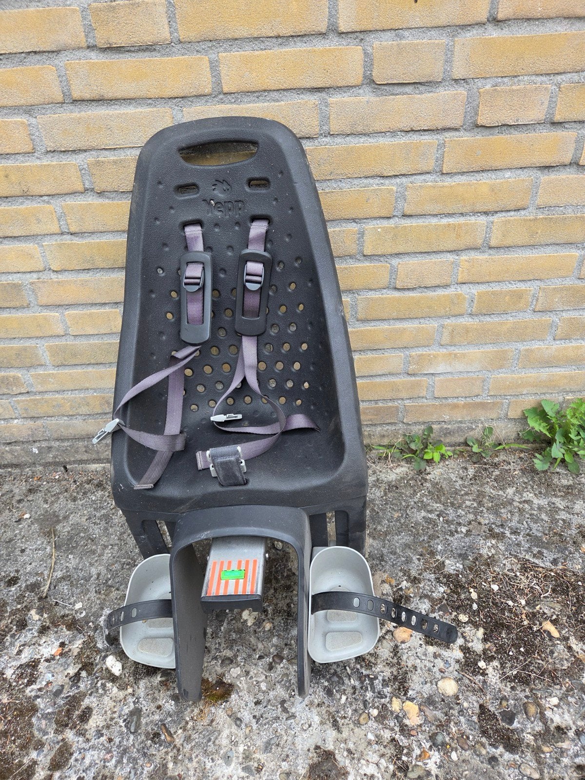 Yepp Achterzitje Fietsstoeltje Zwart, Fietsen en Brommers, Fietsaccessoires | Fietsstoeltjes, Ophalen, Achterzitje, Yepp, Gebruikt