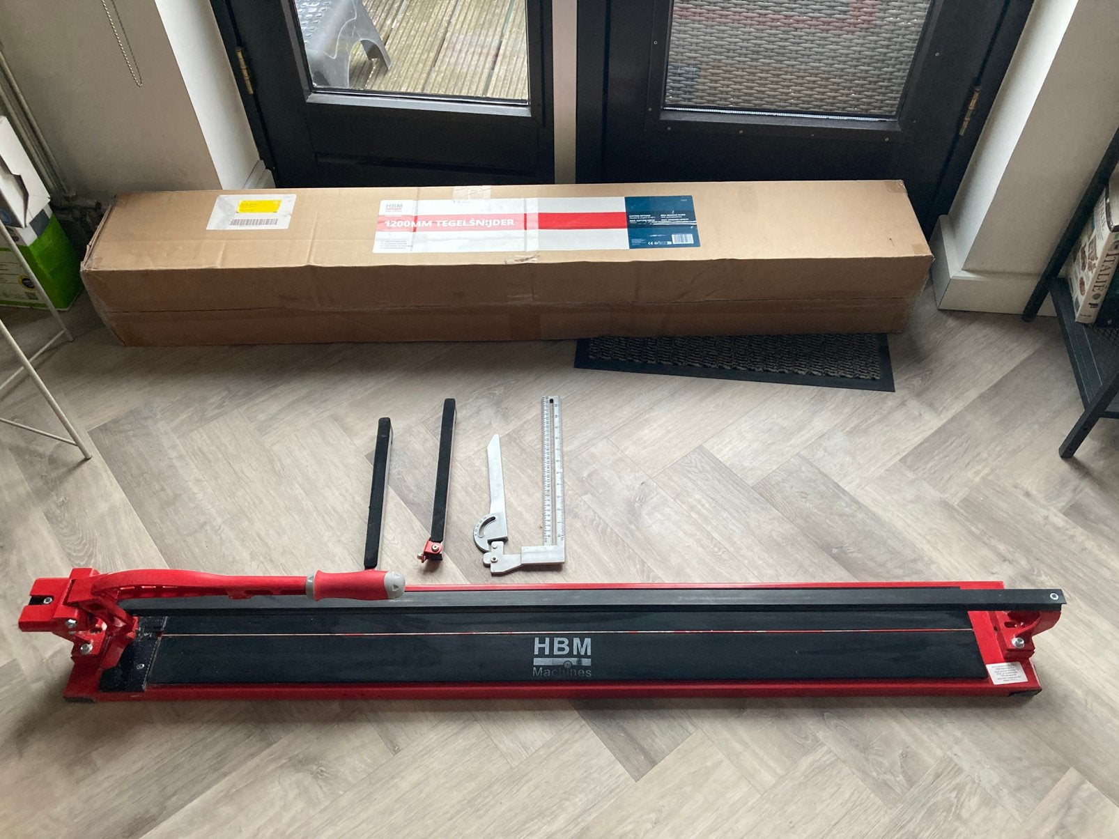 HBM professionele tegelsnijder 1200mm, Doe-het-zelf en Verbouw, Gereedschap | Handgereedschap, Ophalen of Verzenden, Gebruikt