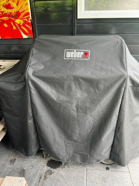 Weber Genesis II E-310 GBS gasbarbecue met accessoires, Ophalen, Zo goed als nieuw, Weber