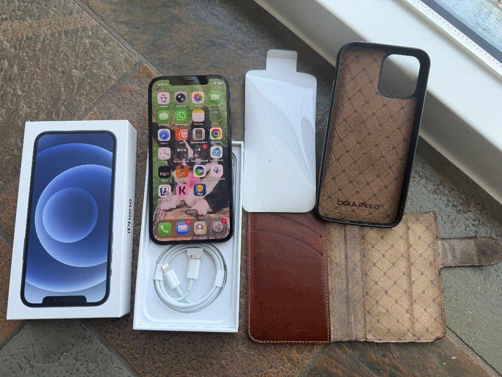 iPhone 12  64gB Zwart, Gebruikt, Zwart, Ophalen of Verzenden, 84 %