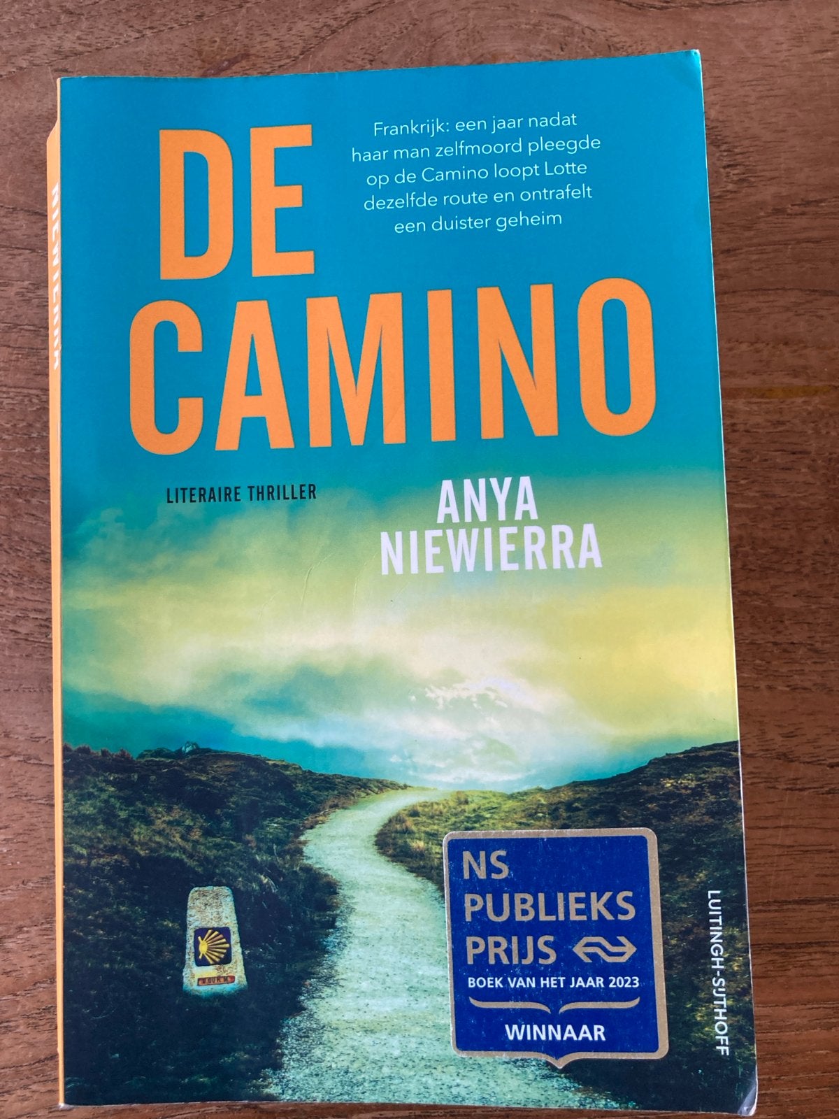 De Camino - Anya Niewierra (Literaire thriller), Boeken, Ophalen of Verzenden, Gelezen, Nederland