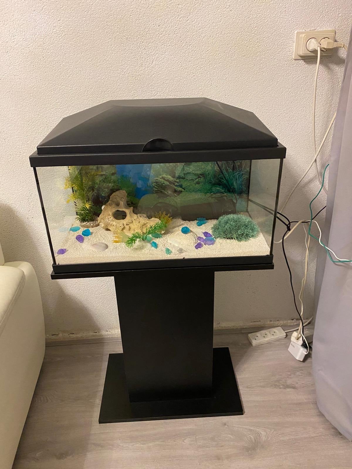 Aquarium, Dieren en Toebehoren, Vissen | Aquaria en Toebehoren, Ophalen, Verwarming, Zo goed als nieuw, Leeg aquarium