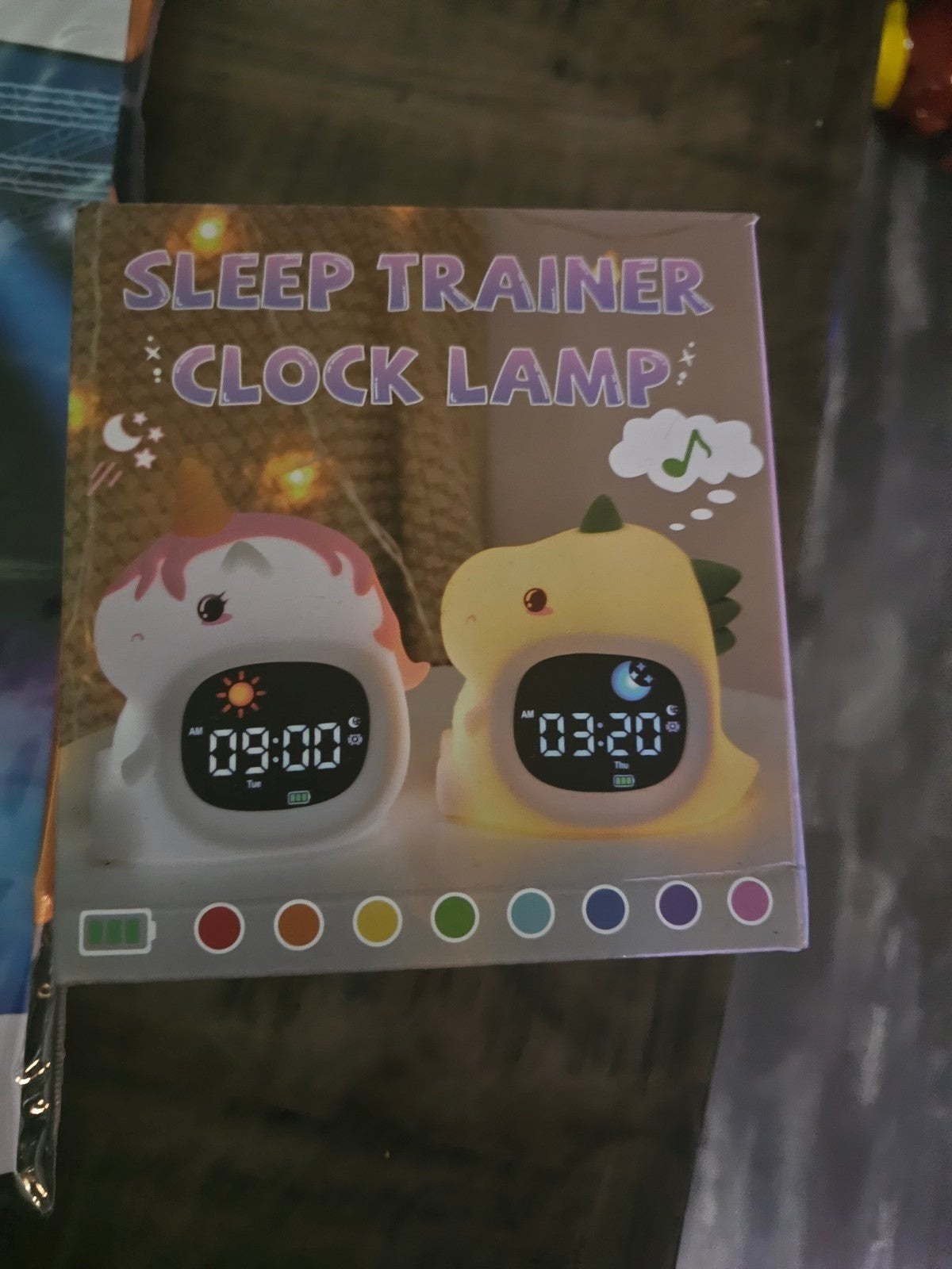 Slaaptrainer Wekker Lamp met Verschillende Lichtjes, Ophalen of Verzenden, Nieuw, Digitaal