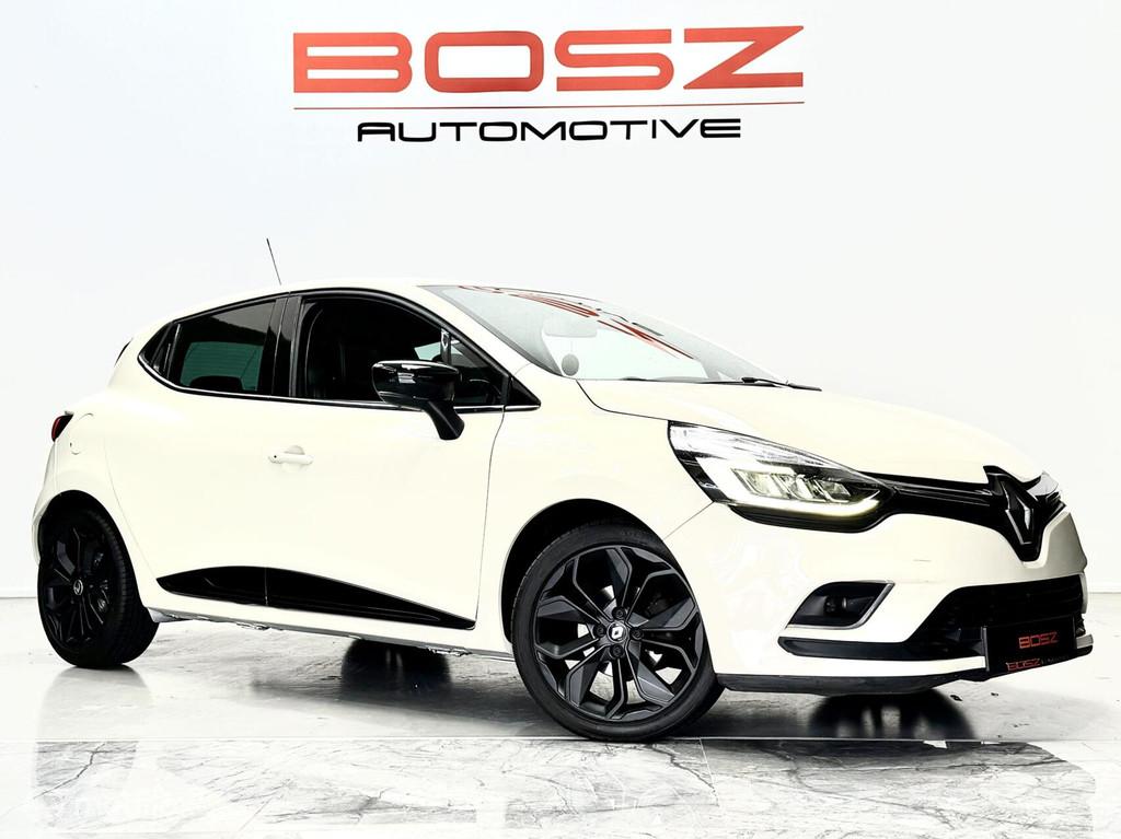Renault Clio 1.2 TCe Facelift Automaat LED CARPLAY CRUISE CA, Auto's, Zwart, 4 cilinders, Beige, Automatische klimaatregeling
