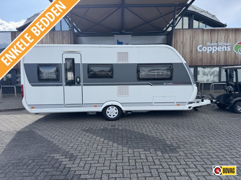 Hobby De Luxe Edition 495 UL 2018 MOVER + 240 TENT!!!, Standaardzit, Hobby, 2 aparte bedden, Bedrijf