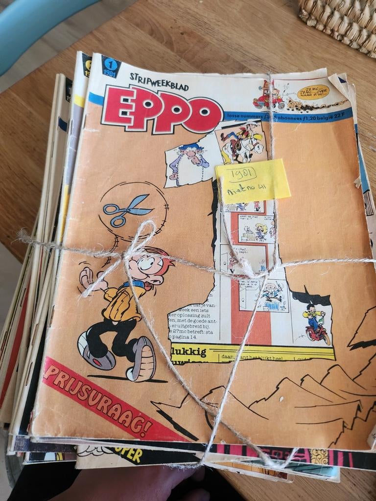 Unieke Eppo's uit 1981, 1982 en 1983, Boeken, Stripboeken, Meerdere stripboeken, Ophalen of Verzenden, Gelezen