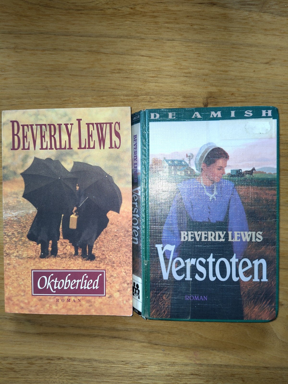 Verstoten & Oktober lied - Beverly Lewis, Boeken, Ophalen of Verzenden, Gelezen, Beverly Lewis