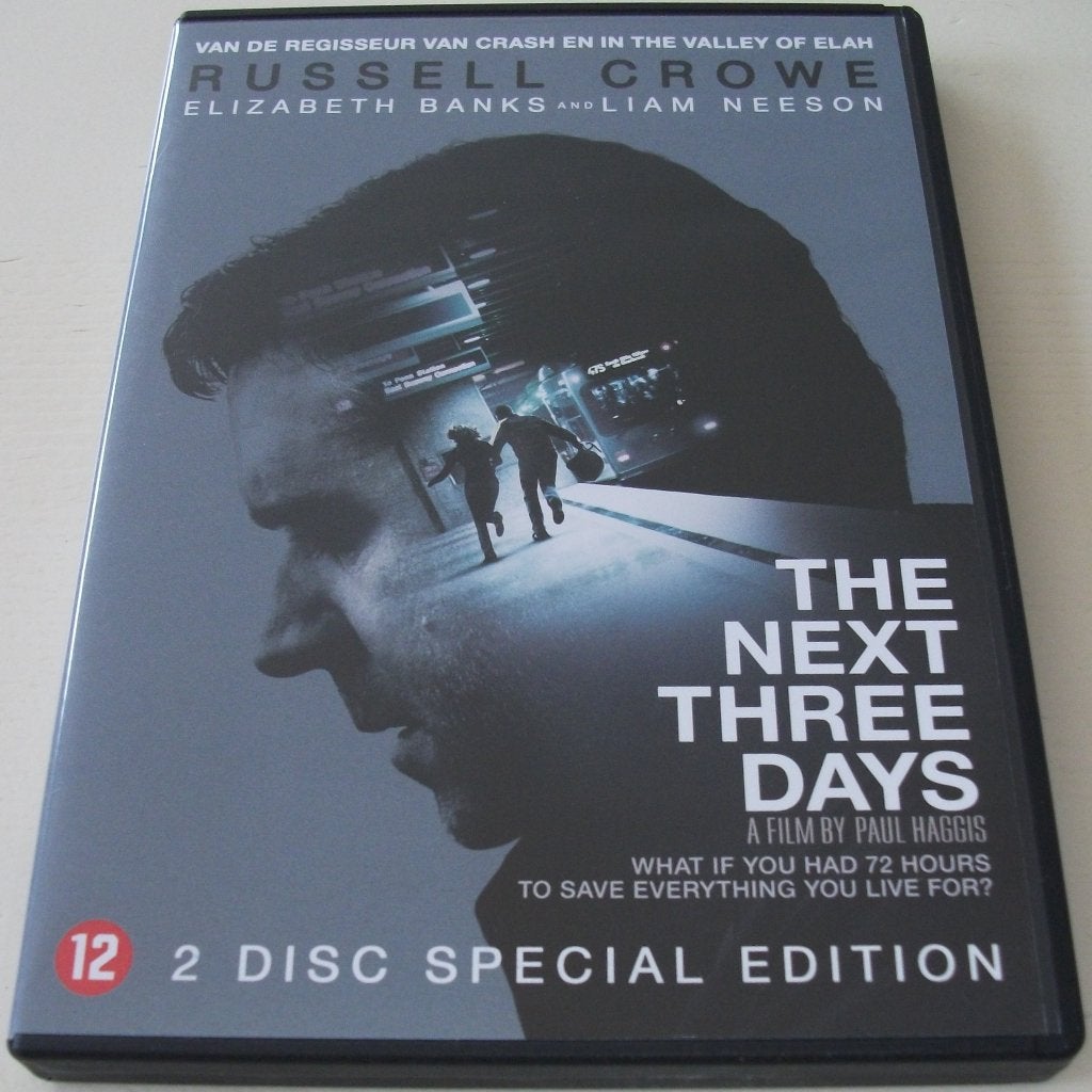 Dvd *** NEXT THREE DAYS *** 2-Disc Boxset Special Edition, Cd's en Dvd's, Dvd's | Thrillers en Misdaad, Zo goed als nieuw, Overige genres